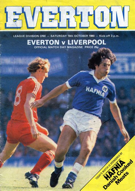 everton v liverpool 1 march 1980